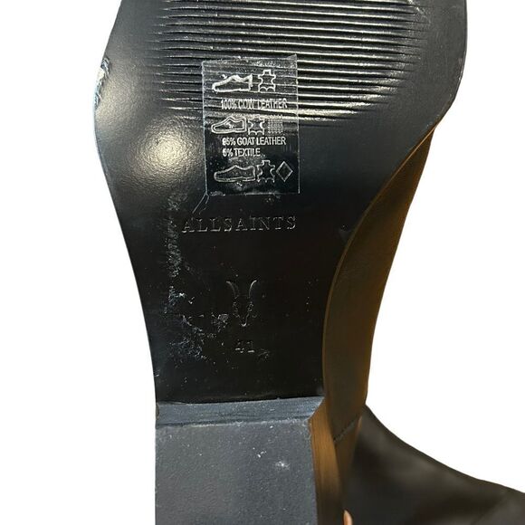 Revolve AllSaints Lenora Leather Ankle Boots NWOT - Picture 10 of 11